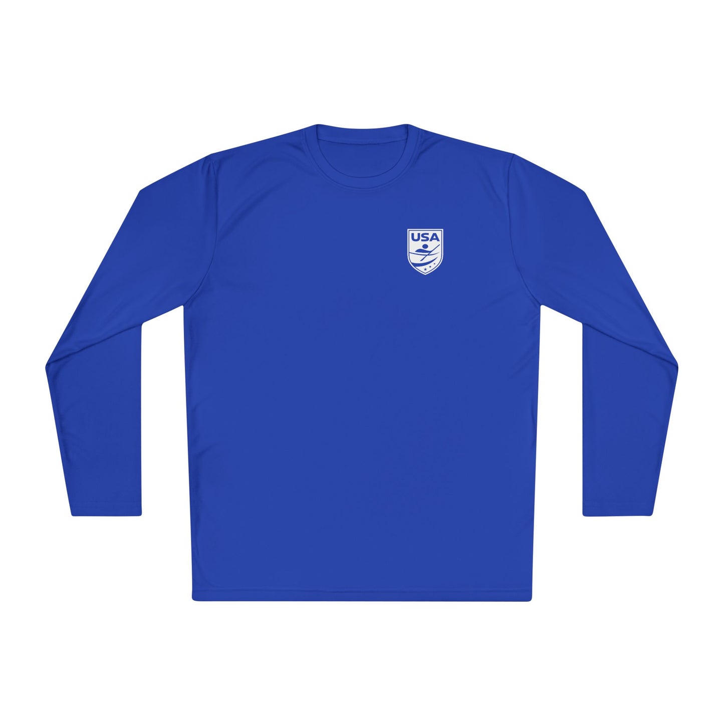 USA Canoe / Kayak Unisex Lightweight Long Sleeve Tee (Polyester)