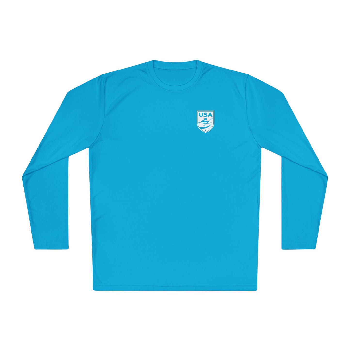 USA Canoe / Kayak Unisex Lightweight Long Sleeve Tee (Polyester)