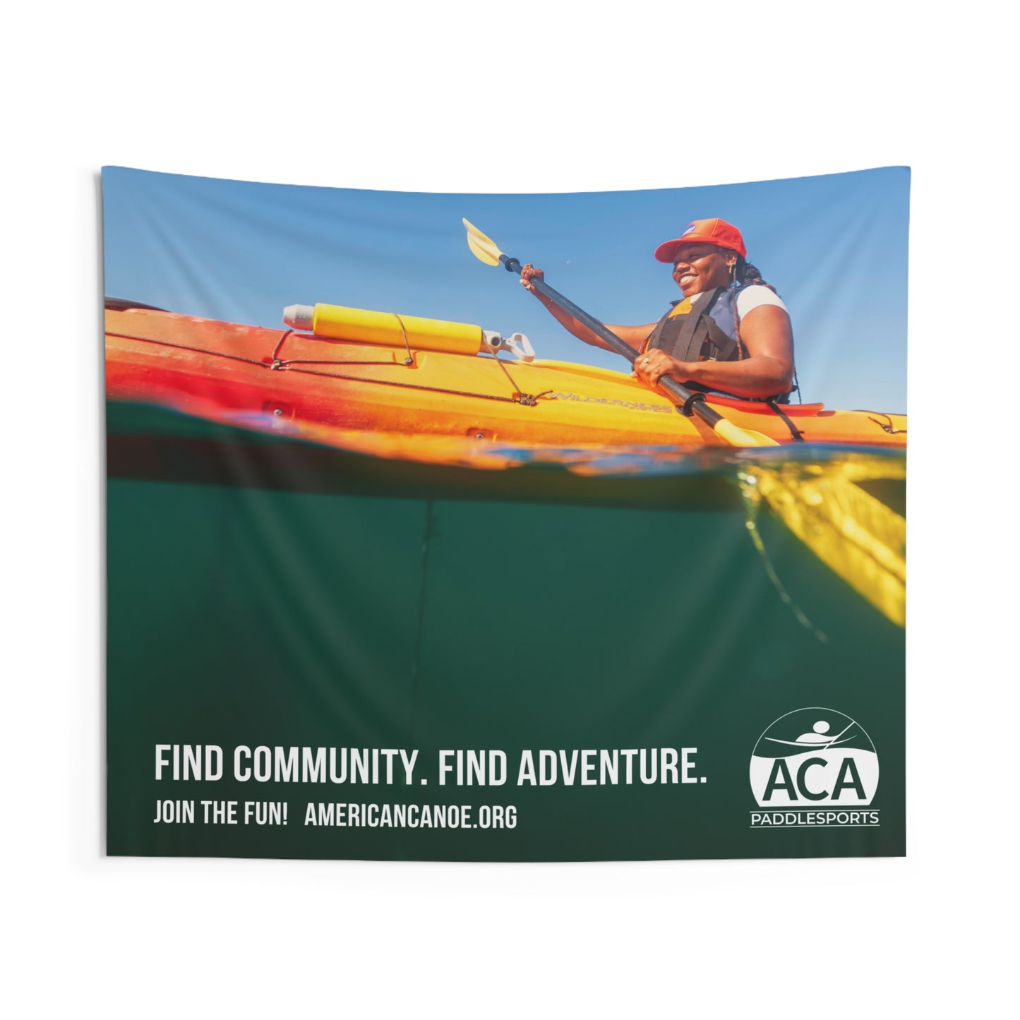 ACA Indoor Wall Tapestry - Coastal Kayak