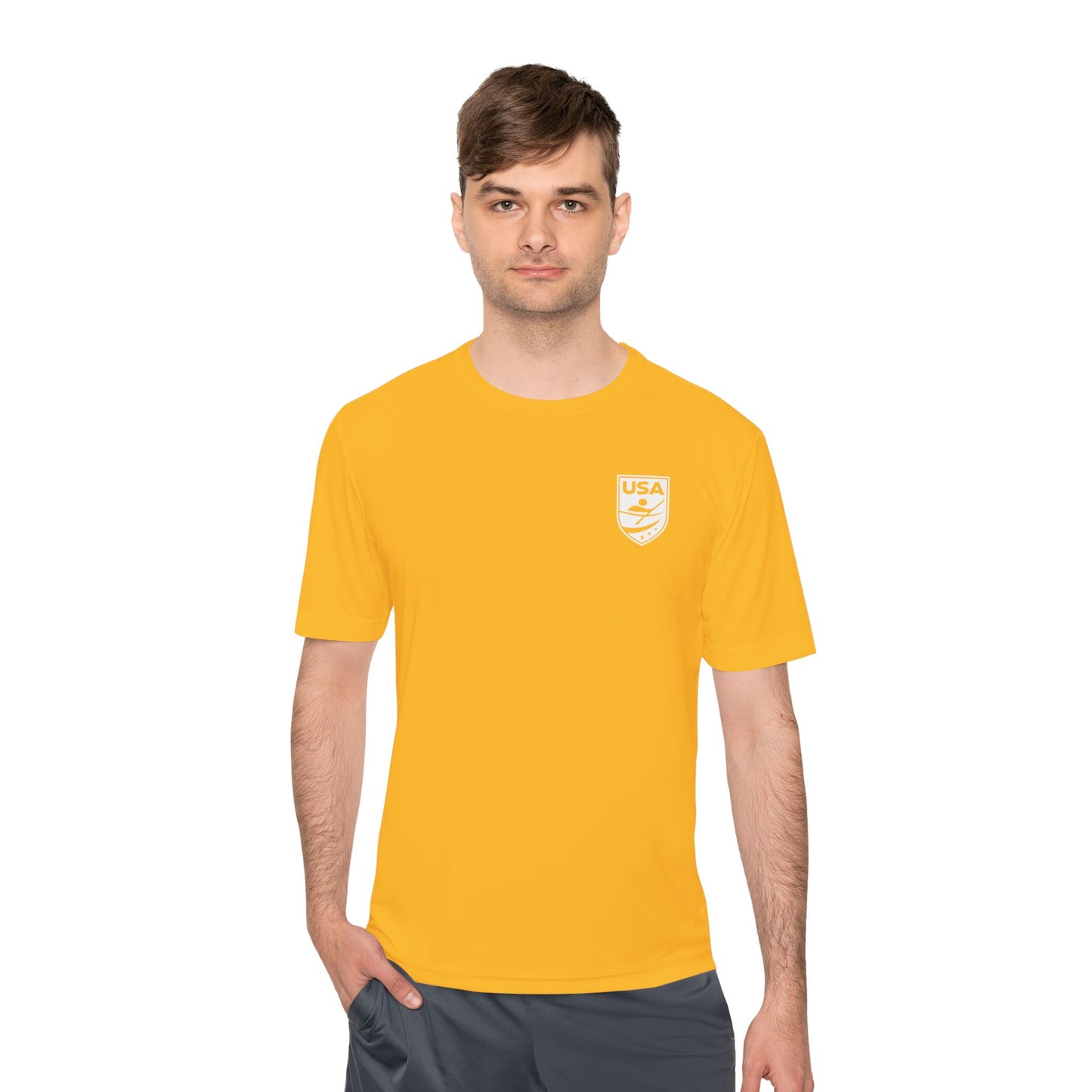 USA Canoe / Kayak Unisex Moisture Wicking Tee (Polyester)
