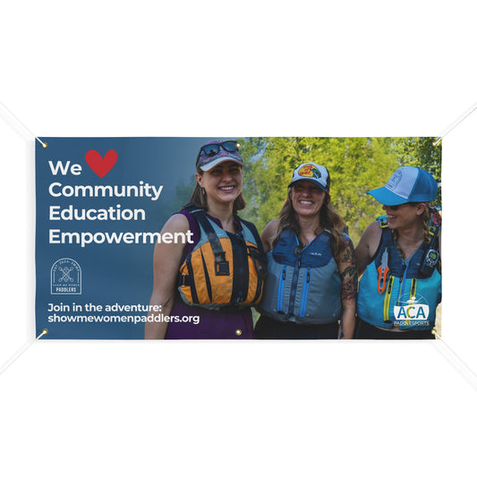 Show Me Women Paddlers - Matte Banner 2