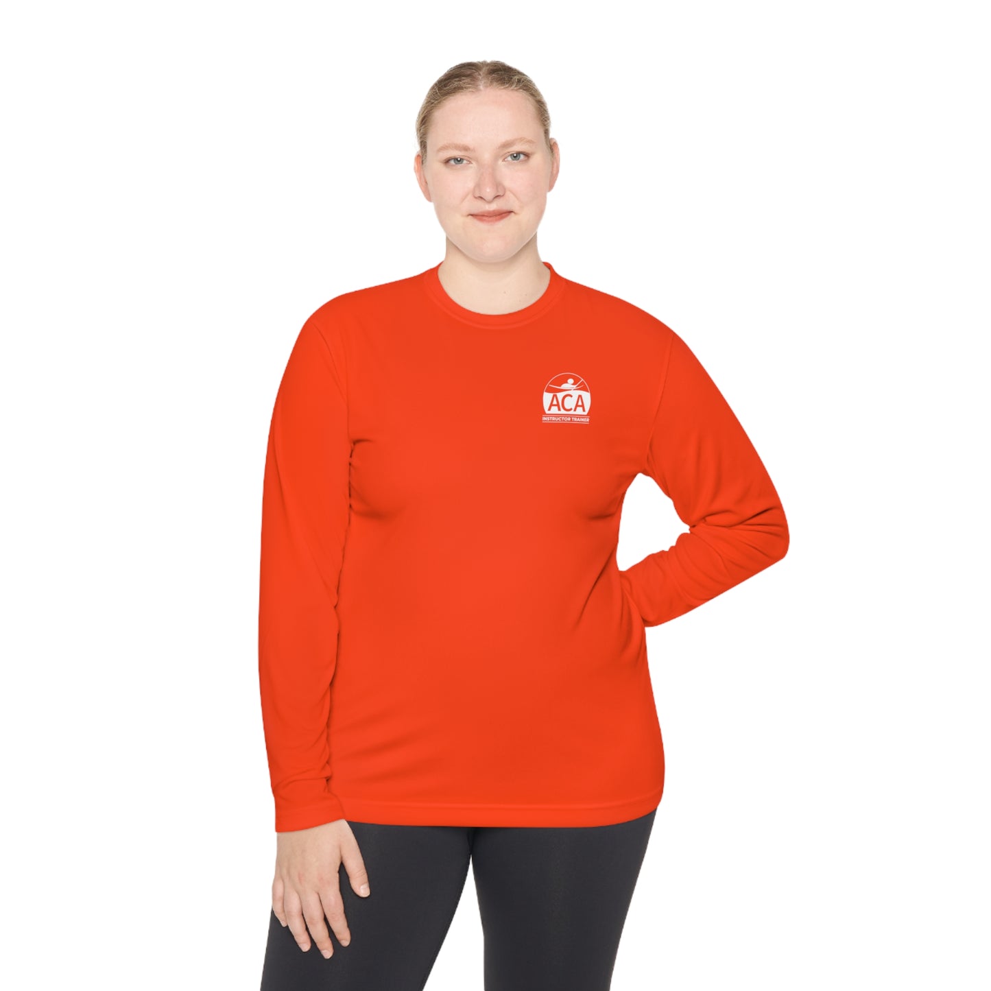 ACA Instructor Trainer Unisex Lightweight Long Sleeve Tee (Polyester)