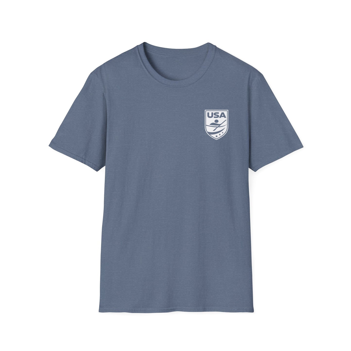 USA Canoe / Kayak Unisex Softstyle T-Shirt - White Logo