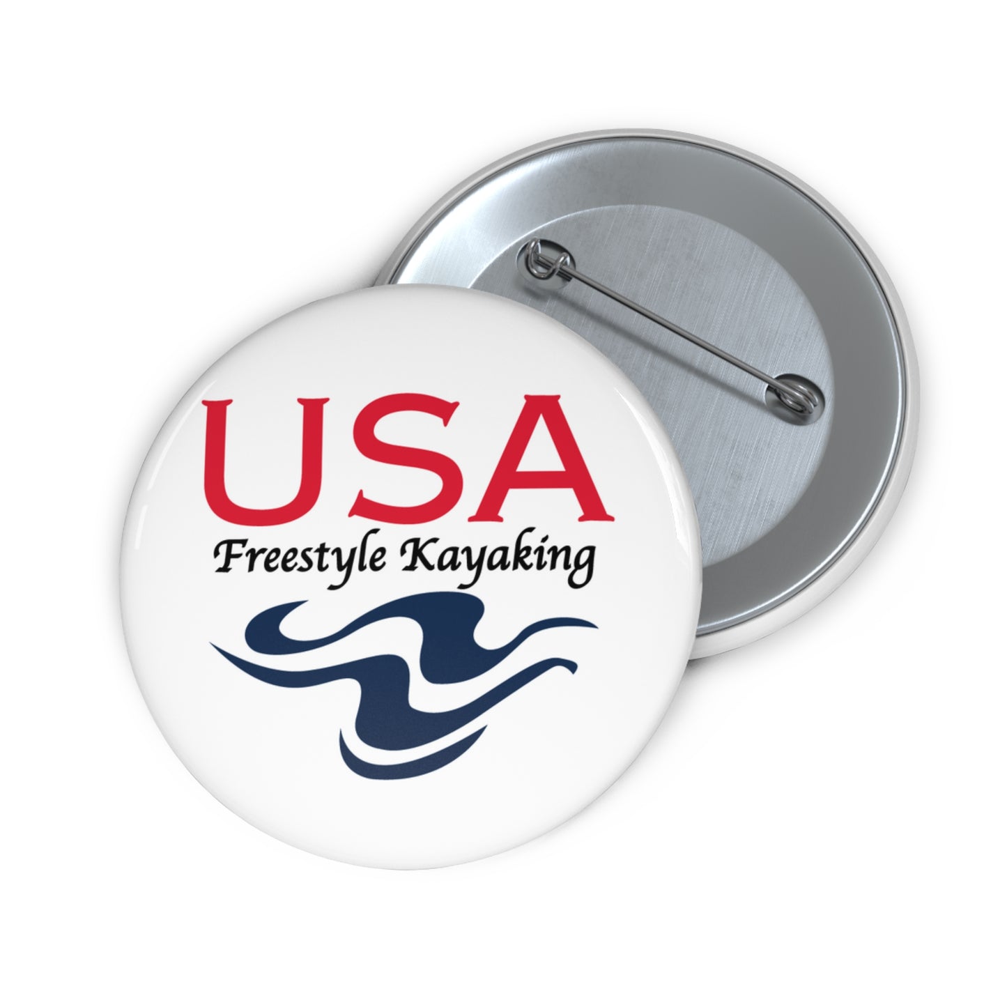 USA Freestyle Logo Pin Buttons