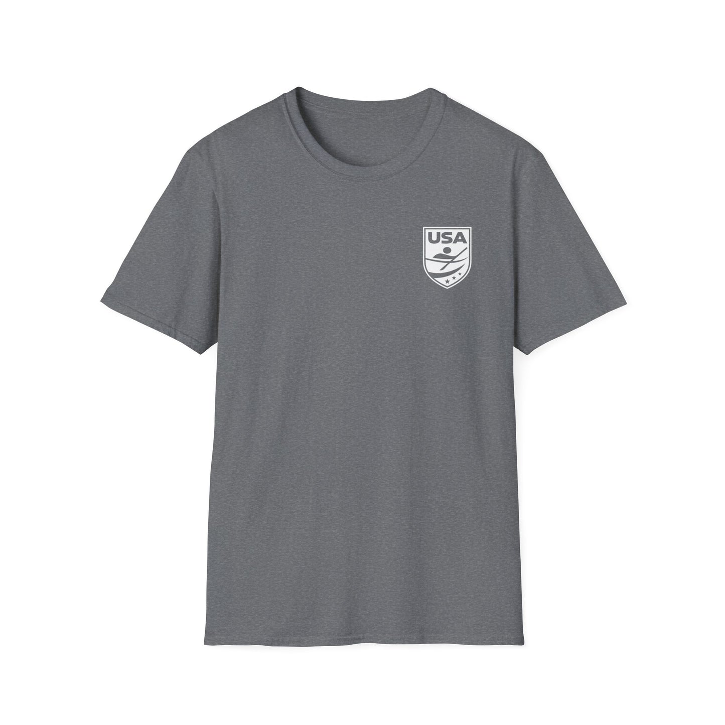 USA Canoe / Kayak Unisex Softstyle T-Shirt - White Logo