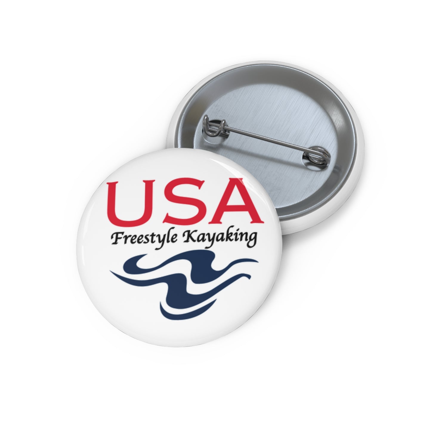 USA Freestyle Logo Pin Buttons