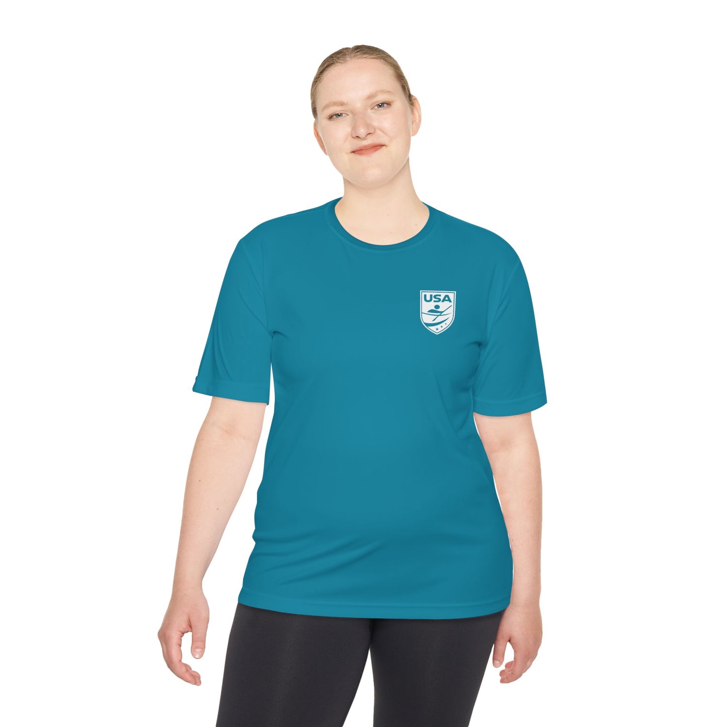USA Canoe / Kayak Unisex Moisture Wicking Tee (Polyester)