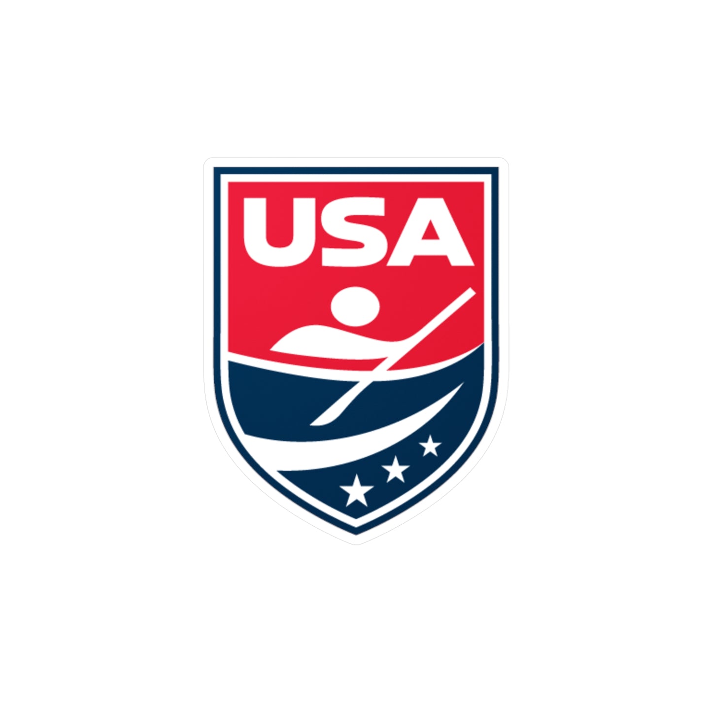 USA Canoe / Kayak Logo Vinyl Decal
