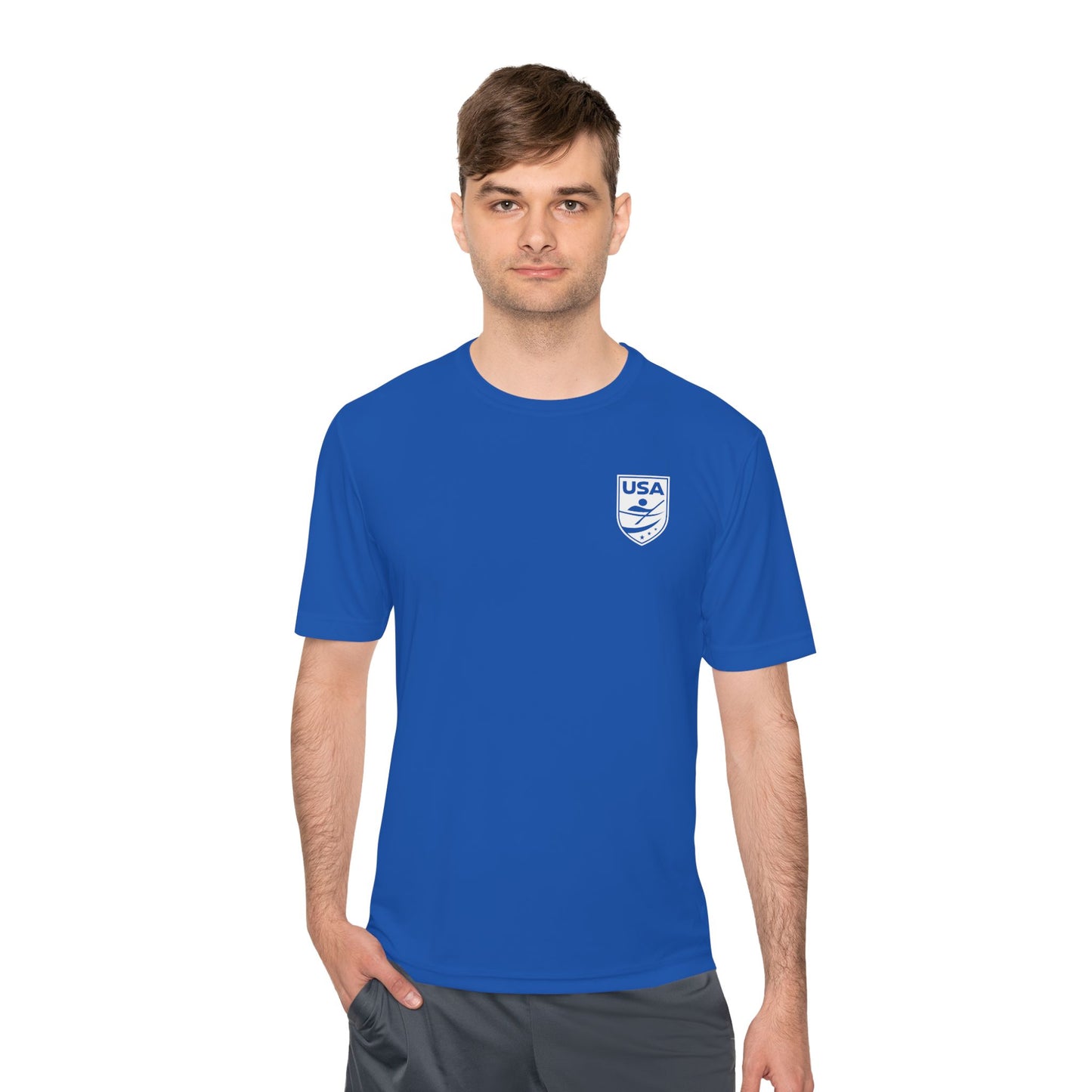 USA Canoe / Kayak Unisex Moisture Wicking Tee (Polyester)