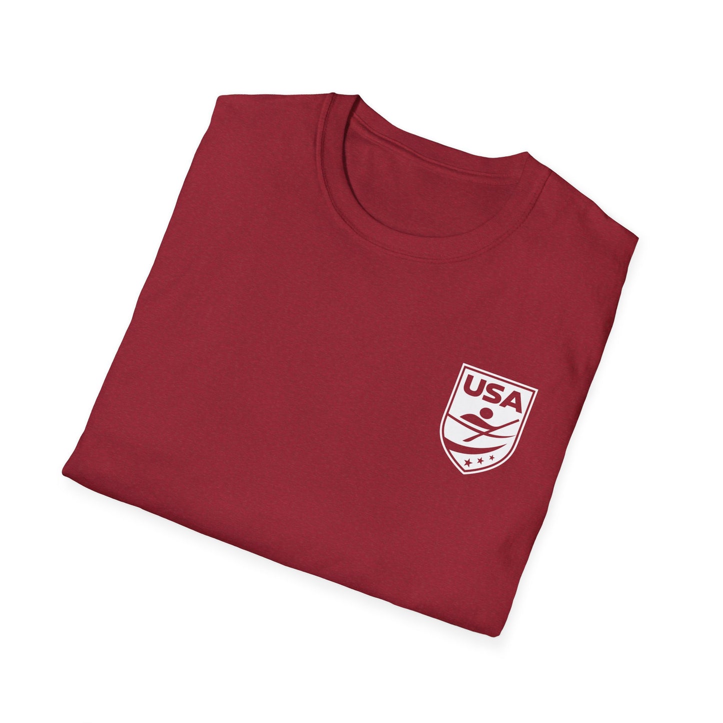 USA Canoe / Kayak Unisex Softstyle T-Shirt - White Logo