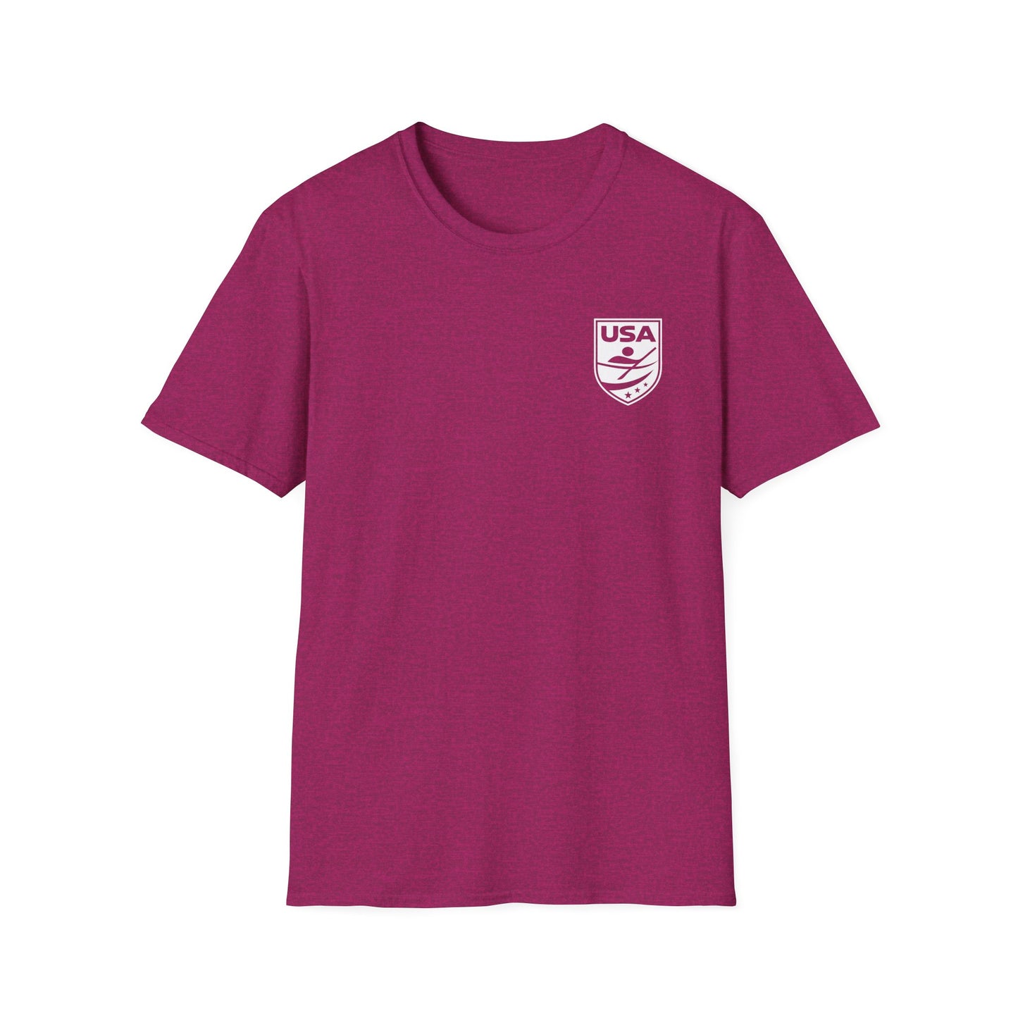 USA Canoe / Kayak Unisex Softstyle T-Shirt - White Logo