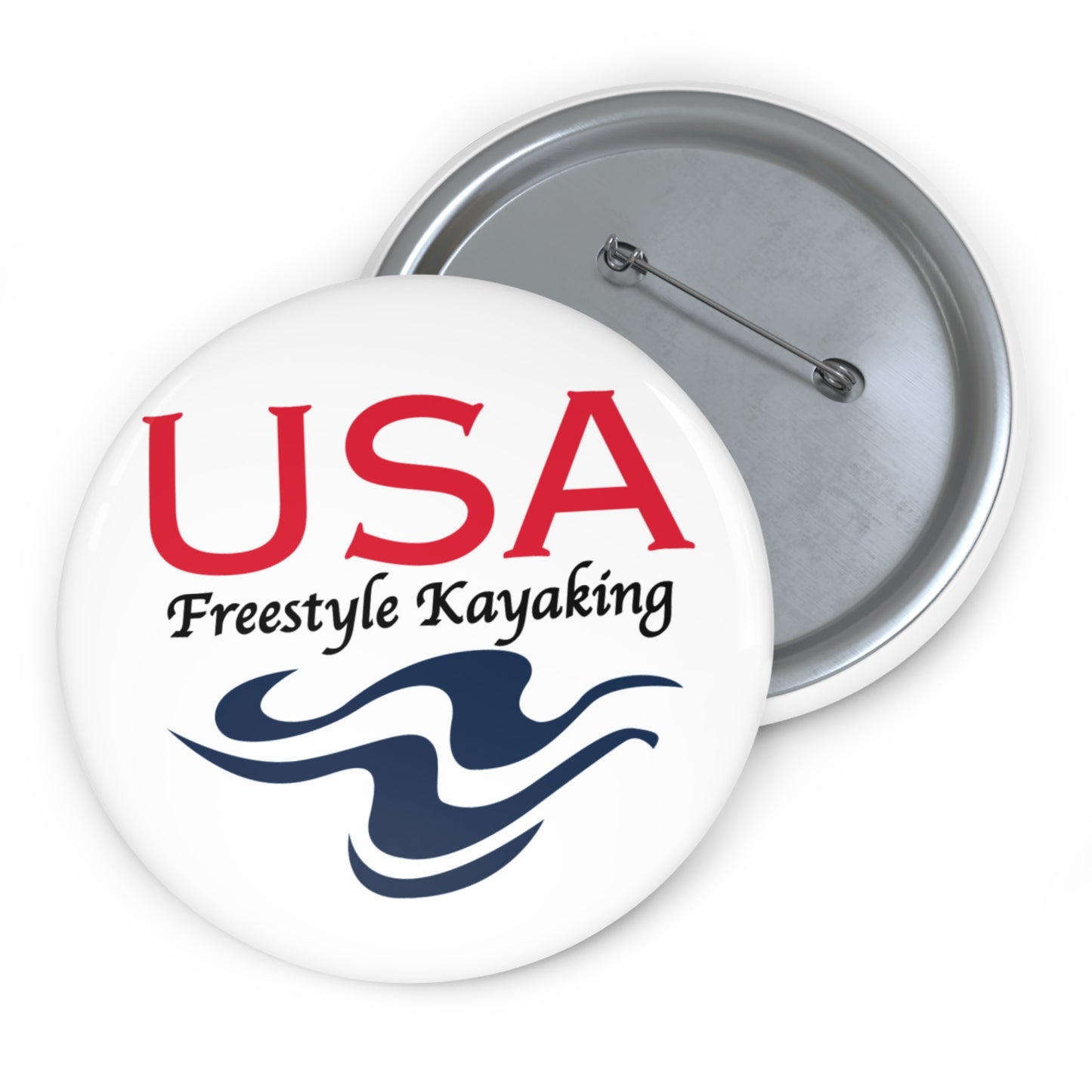 USA Freestyle Logo Pin Buttons