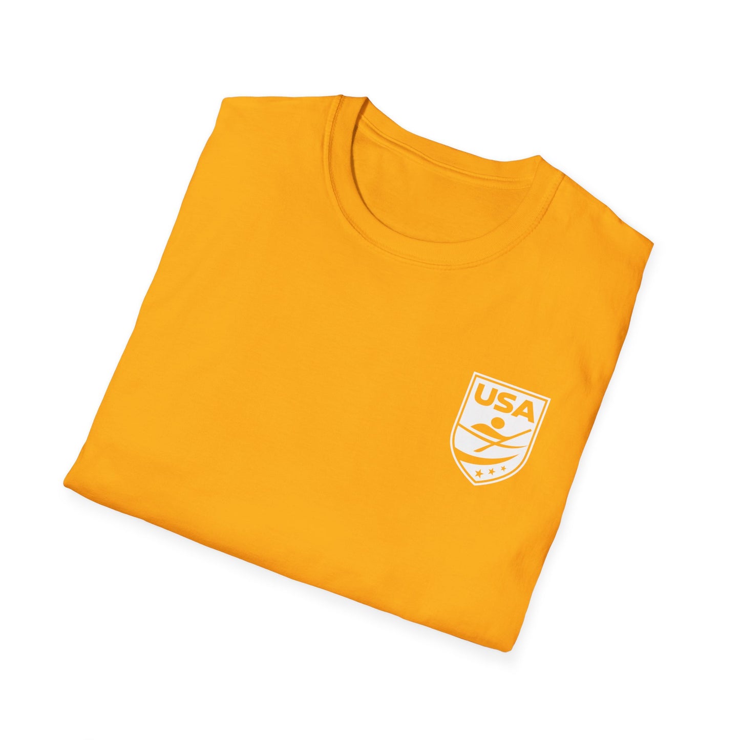 USA Canoe / Kayak Unisex Softstyle T-Shirt - White Logo