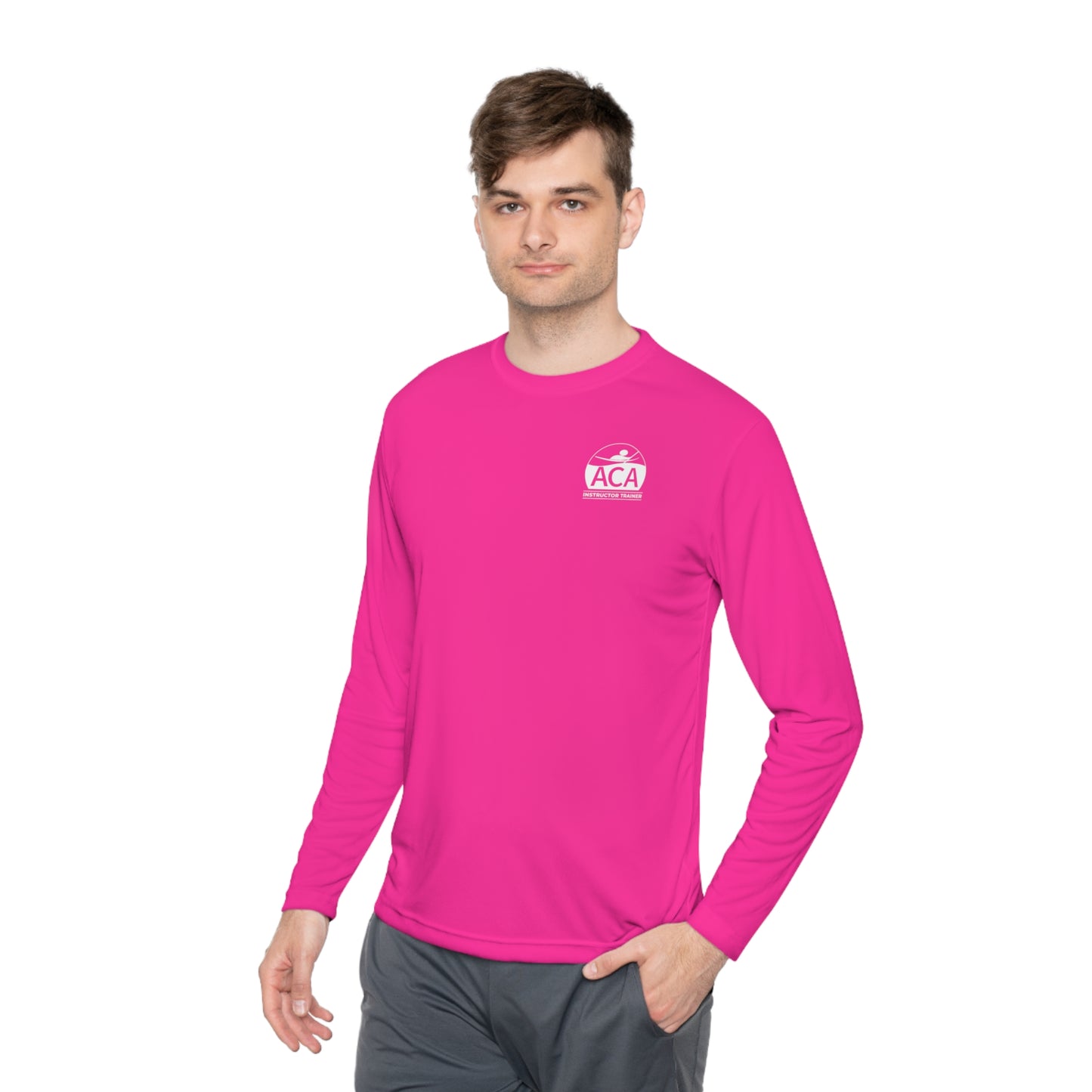 ACA Instructor Trainer Unisex Lightweight Long Sleeve Tee (Polyester)