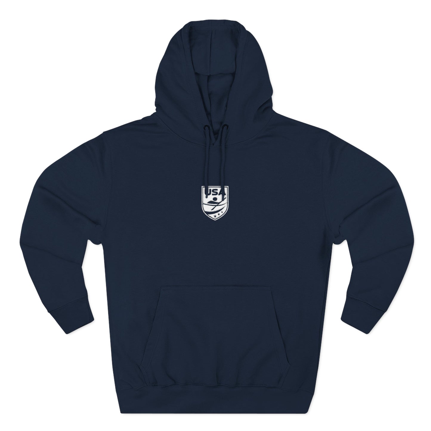 USA Canoe / Kayak Three-Panel Fleece Hoodie