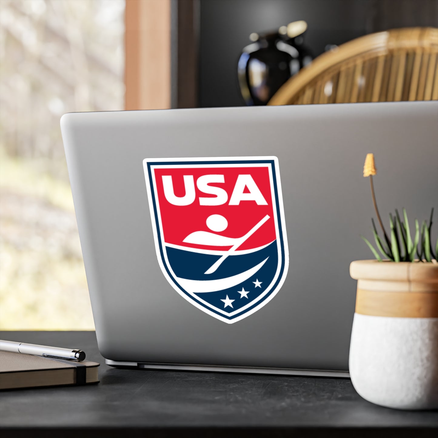 USA Canoe / Kayak Logo Vinyl Decal