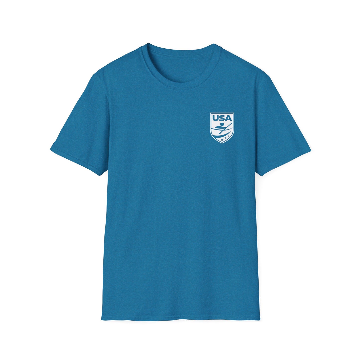 USA Canoe / Kayak Unisex Softstyle T-Shirt - White Logo