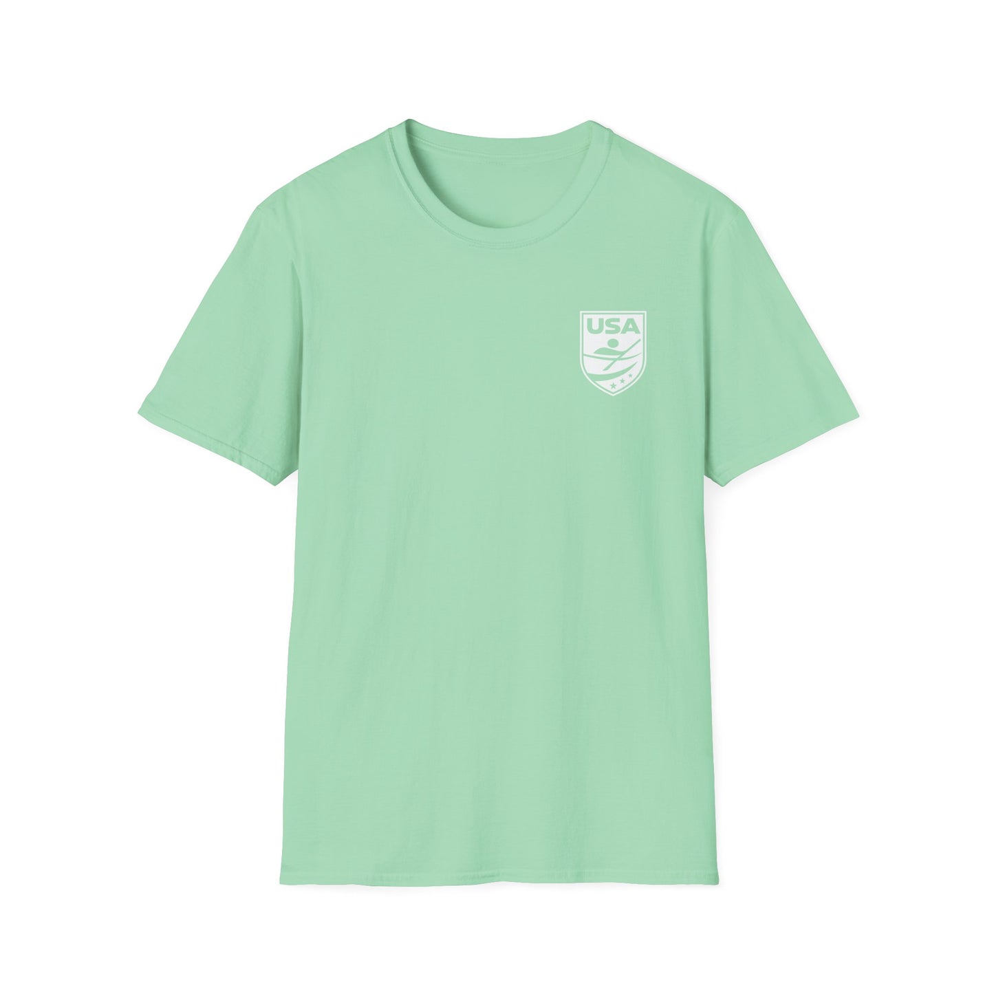 USA Canoe / Kayak Unisex Softstyle T-Shirt - White Logo