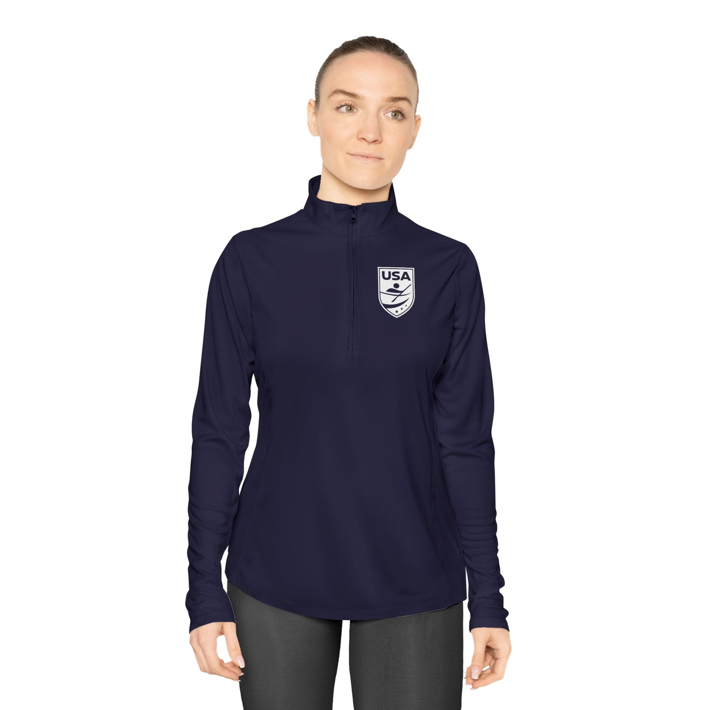 USA Canoe / Kayak Ladies Quarter-Zip Pullover