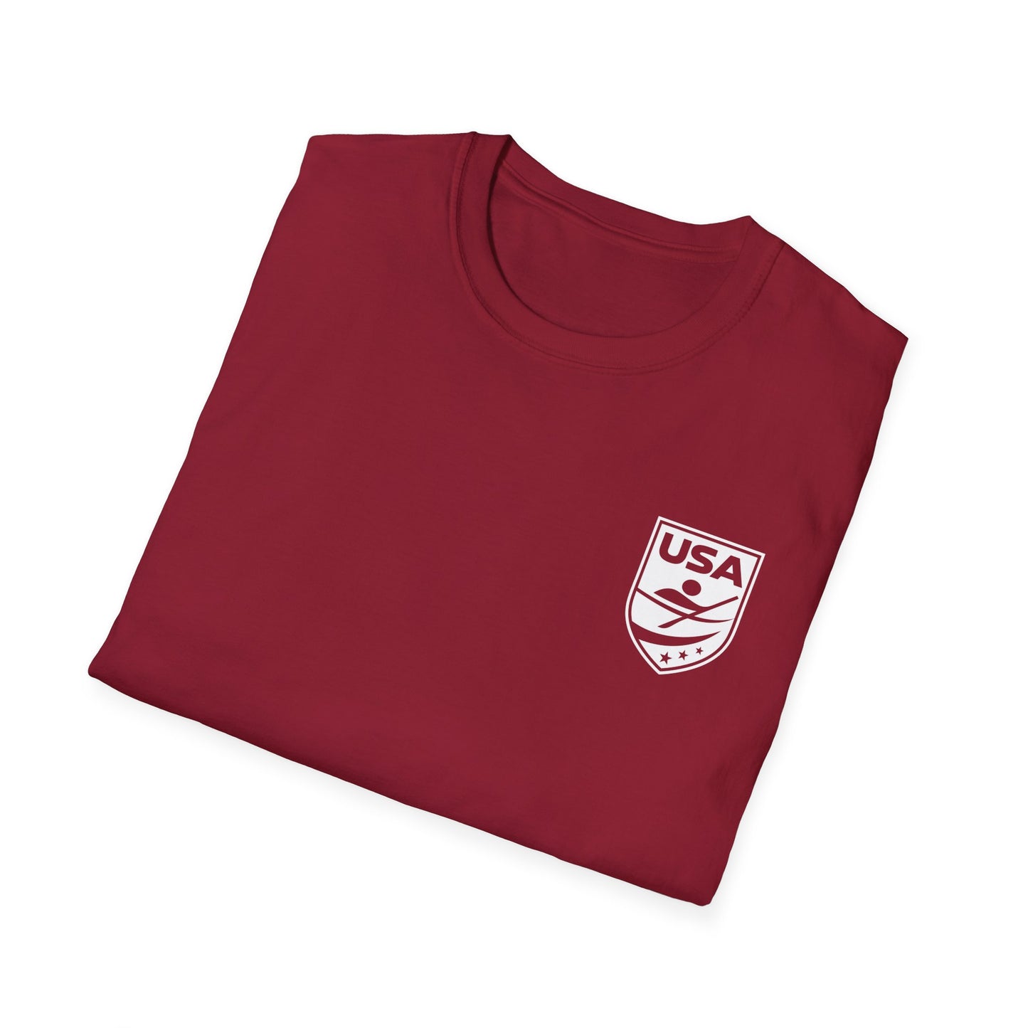 USA Canoe / Kayak Unisex Softstyle T-Shirt - White Logo