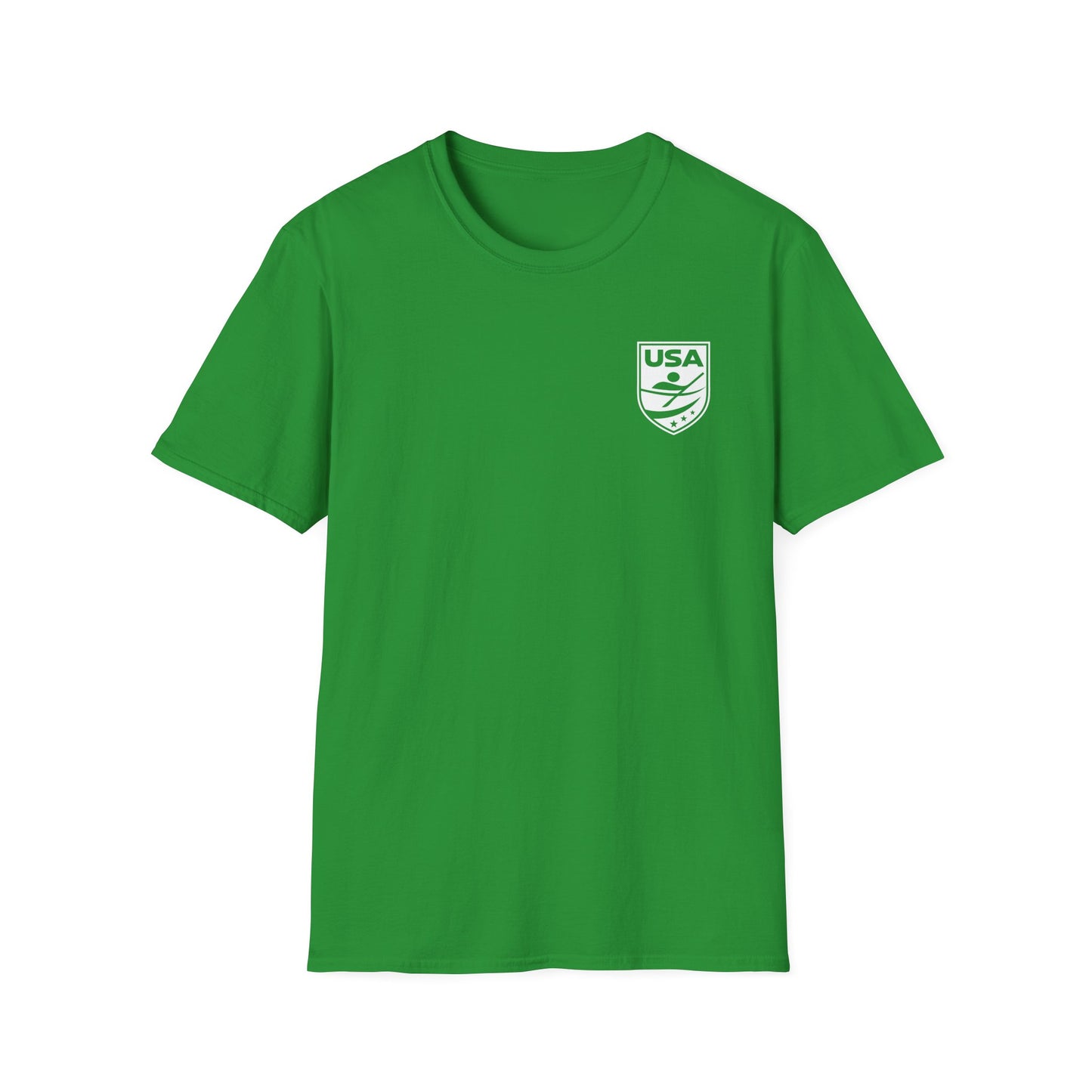 USA Canoe / Kayak Unisex Softstyle T-Shirt - White Logo