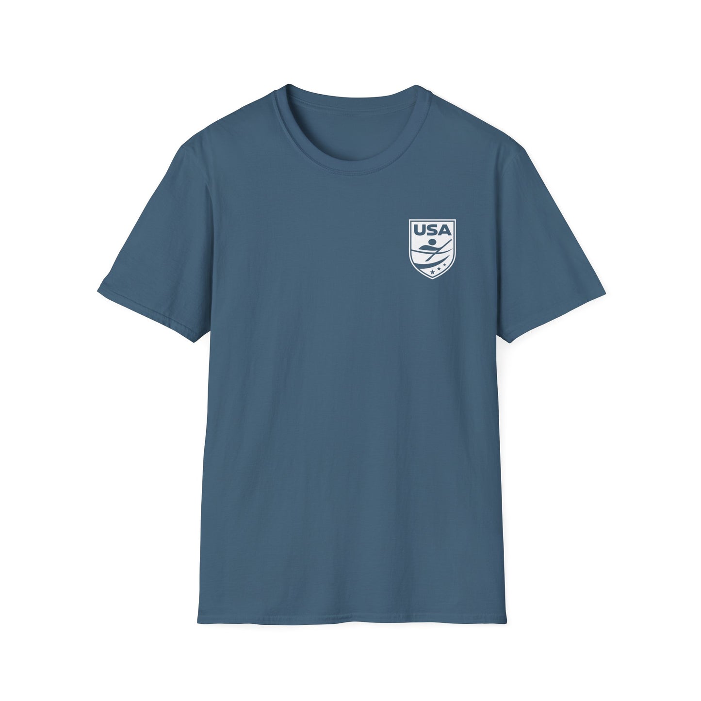 USA Canoe / Kayak Unisex Softstyle T-Shirt - White Logo
