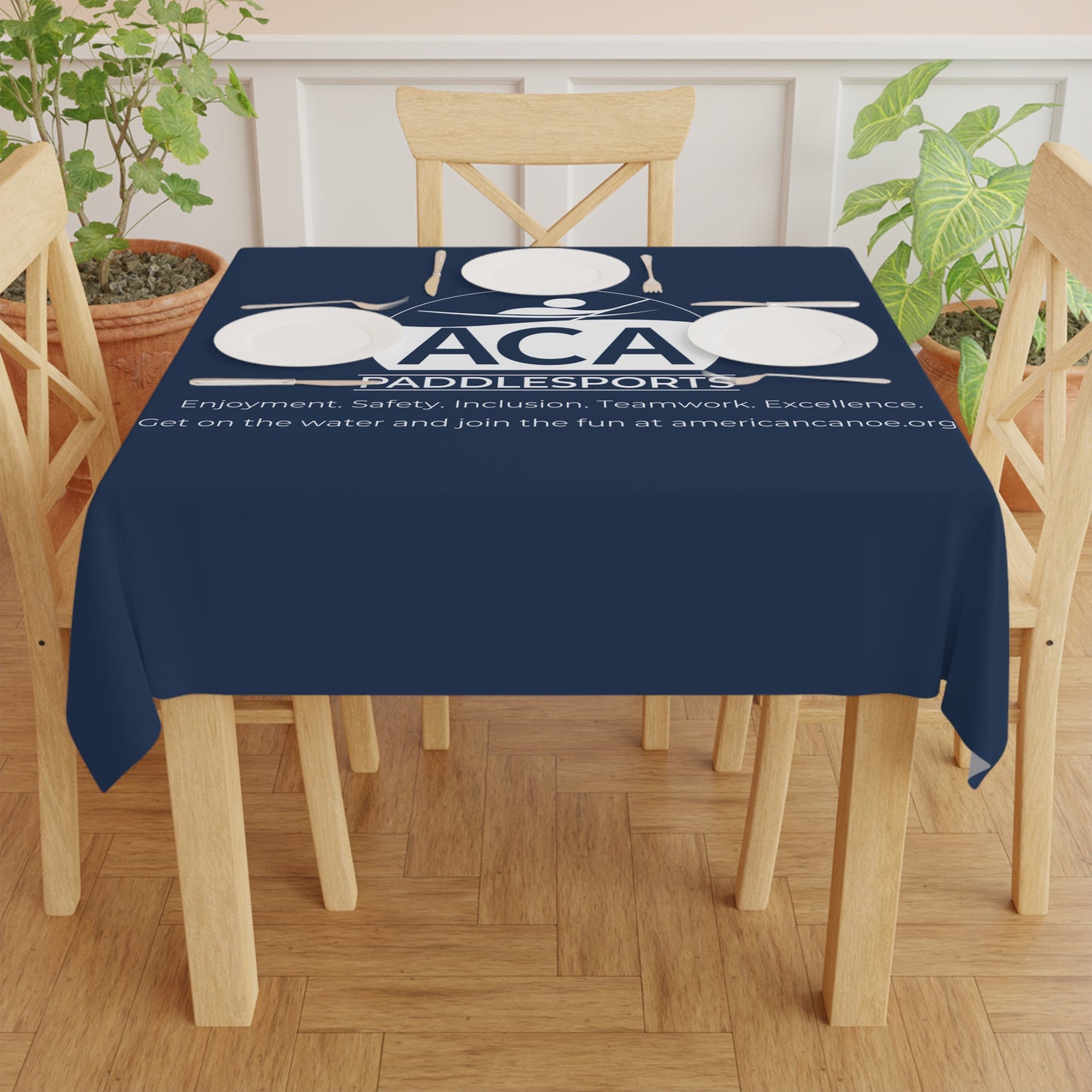 ACA Outreach Tablecloth - Blue