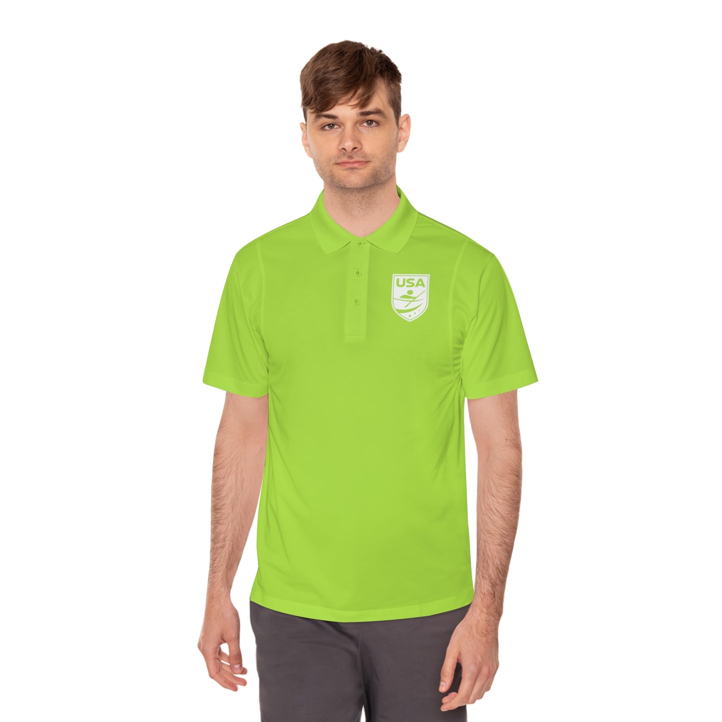 USA Canoe / Kayak Men's Sport Polo Shirt