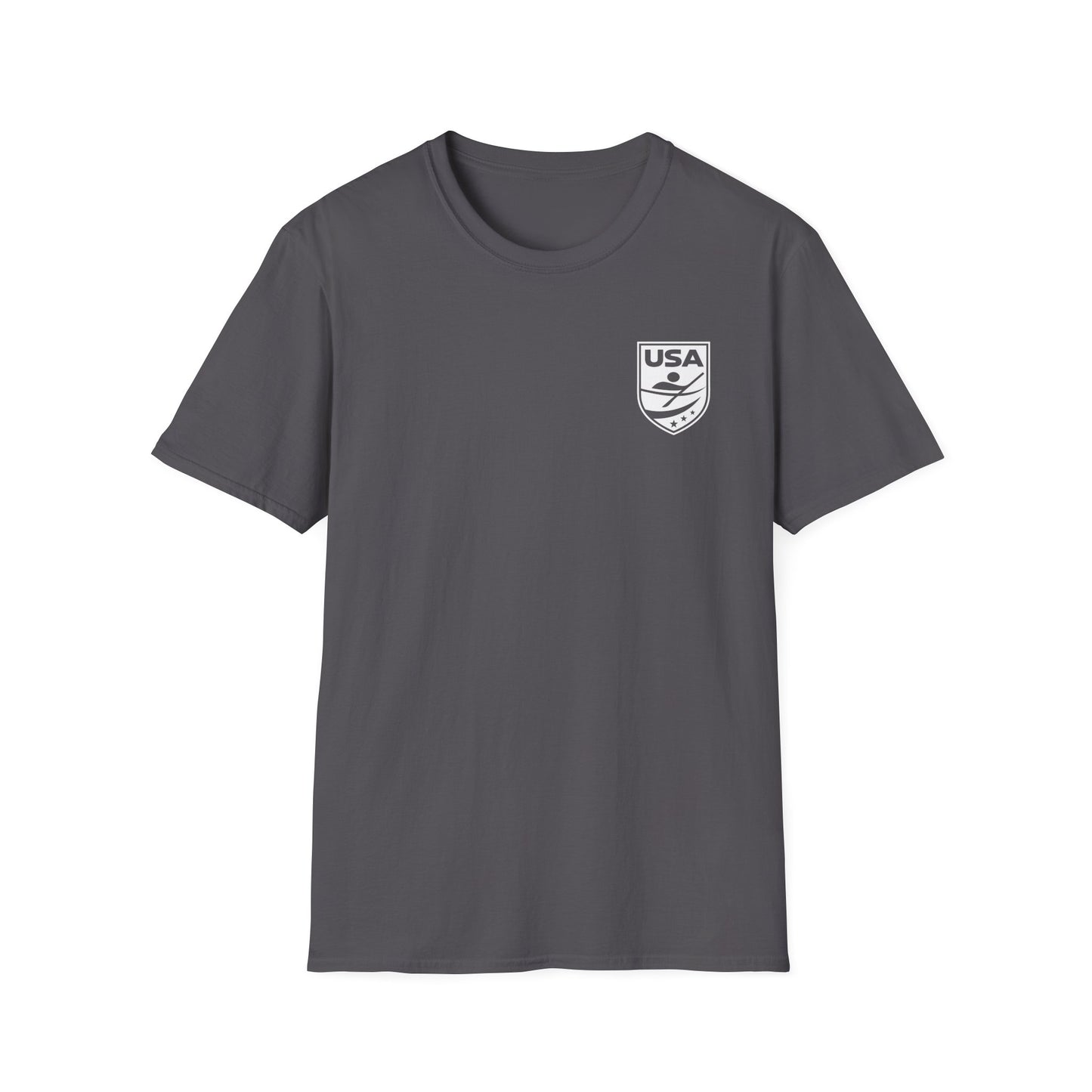 USA Canoe / Kayak Unisex Softstyle T-Shirt - White Logo