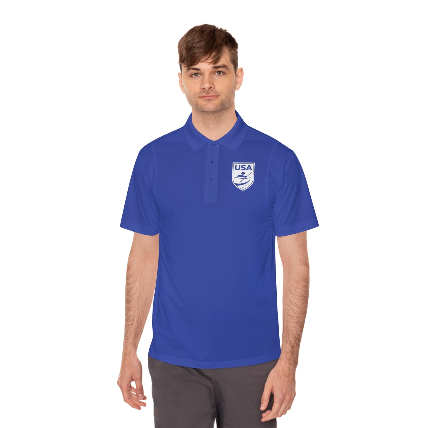 USA Canoe / Kayak Men's Sport Polo Shirt