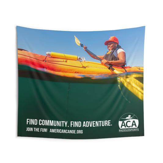 ACA Indoor Wall Tapestry - Coastal Kayak