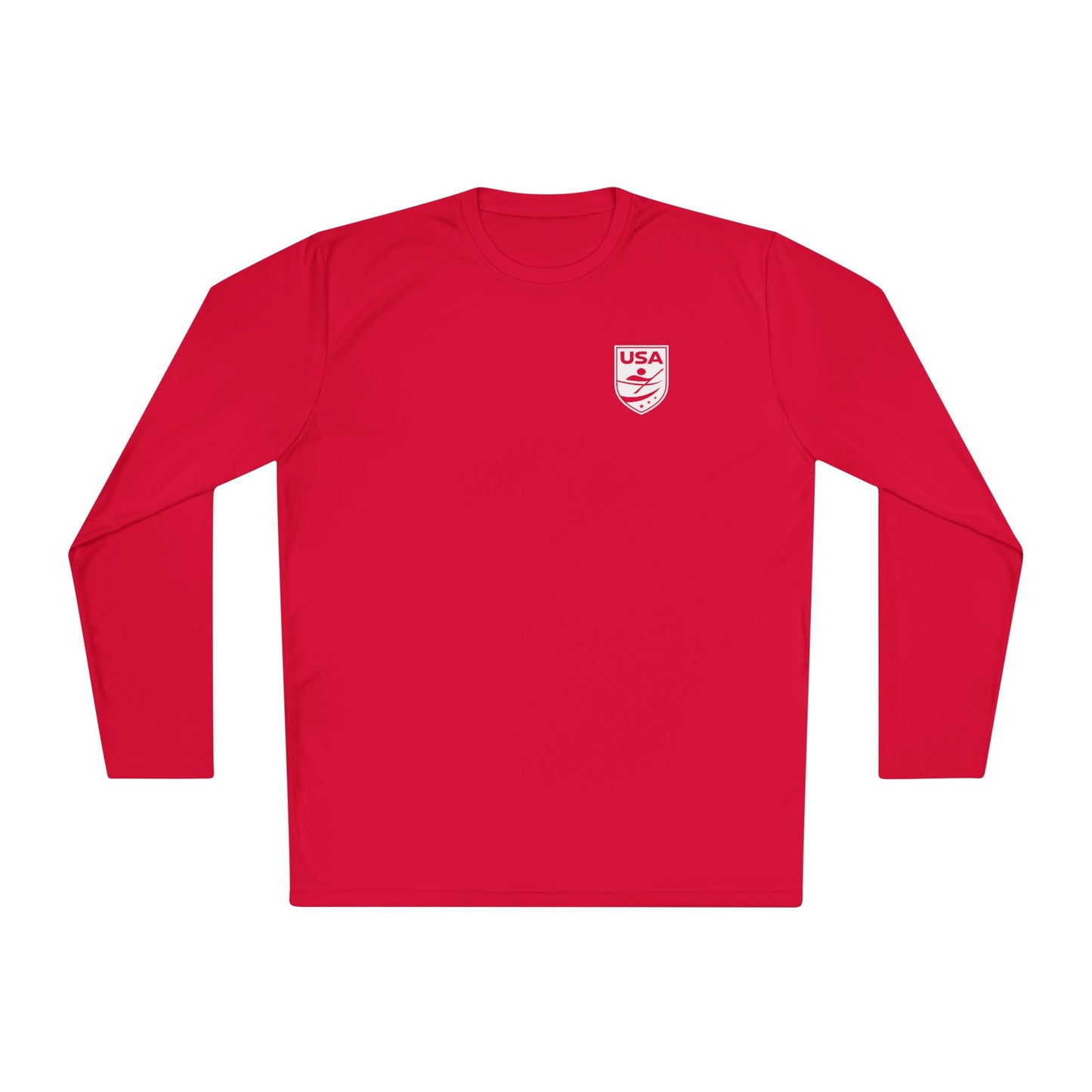 USA Canoe / Kayak Unisex Lightweight Long Sleeve Tee (Polyester)